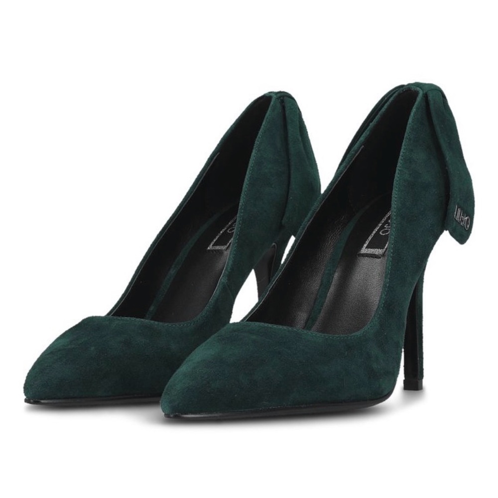 Liu Jo - Green Bow Suede Pumps